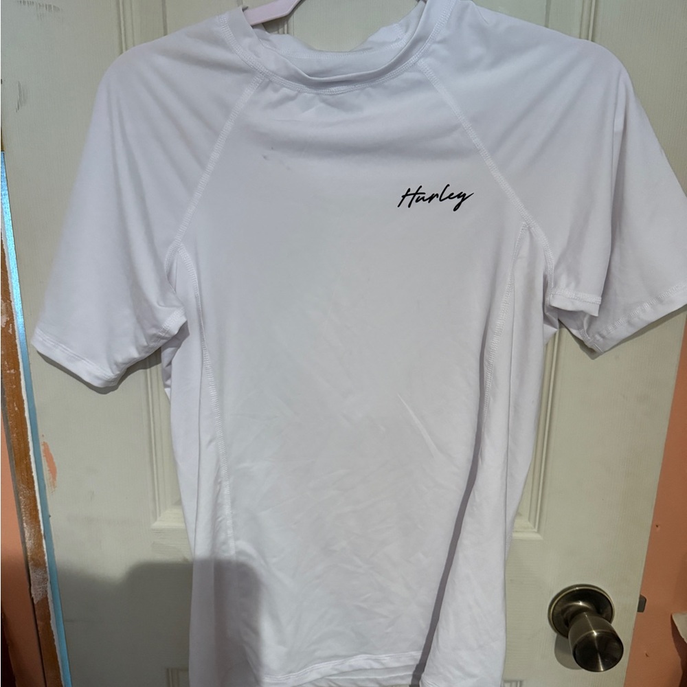 Hurley White Short Sleeve Tee